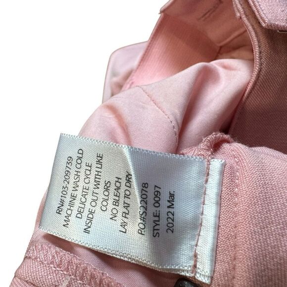 Revolve 11 Honore Chloe Straight Leg pants in Soft Pink Plus NWOT - Picture 6 of 10